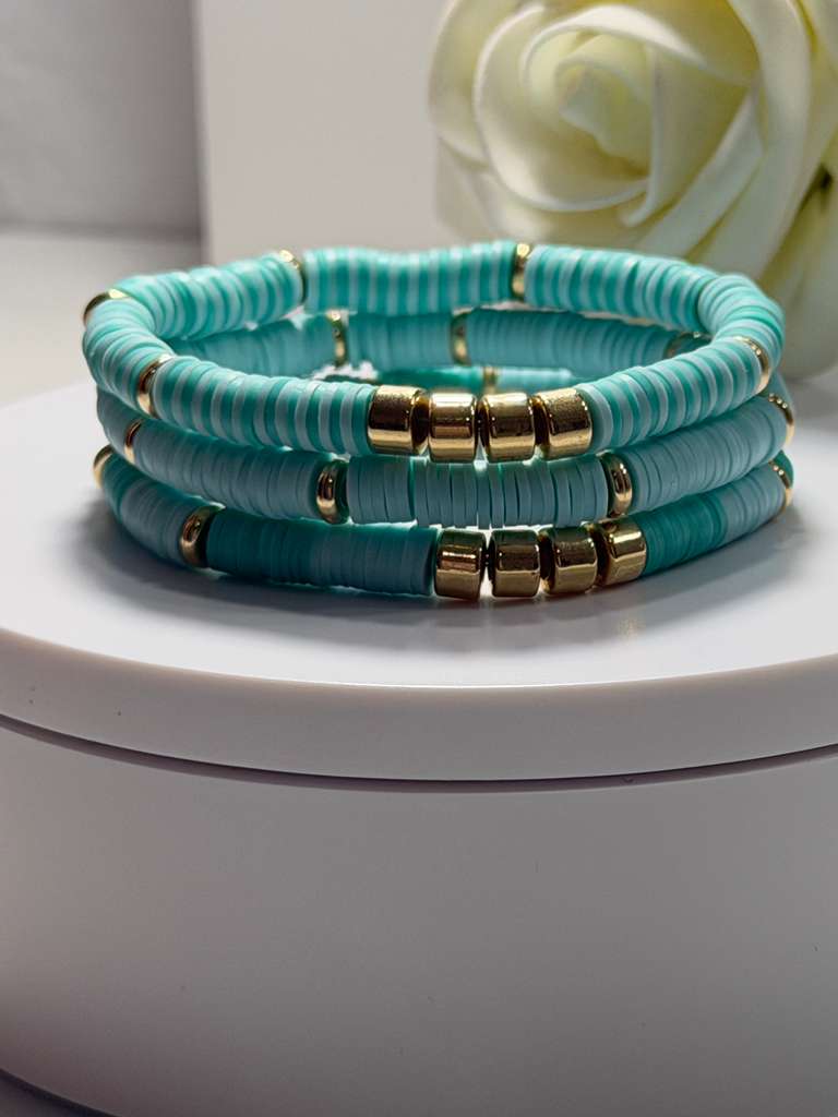 Regent Mint Green/ Light Blue/ Gold