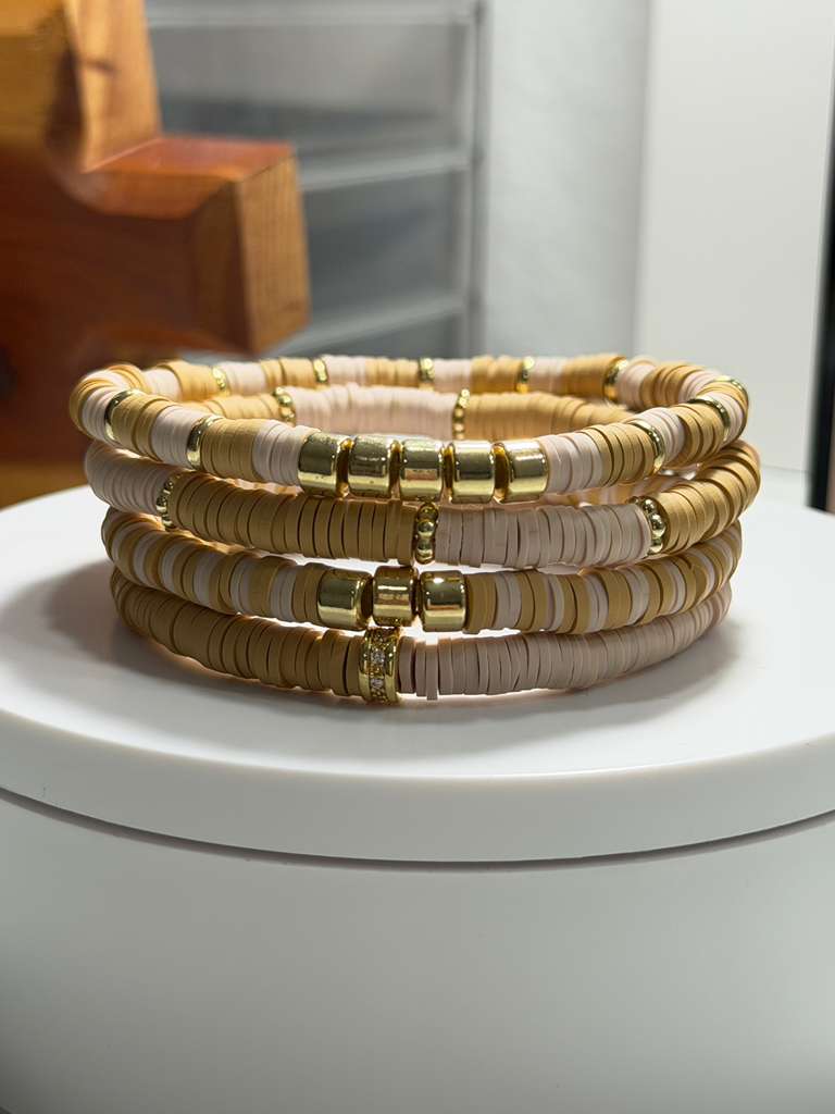 Queen Set Nude/ Gold