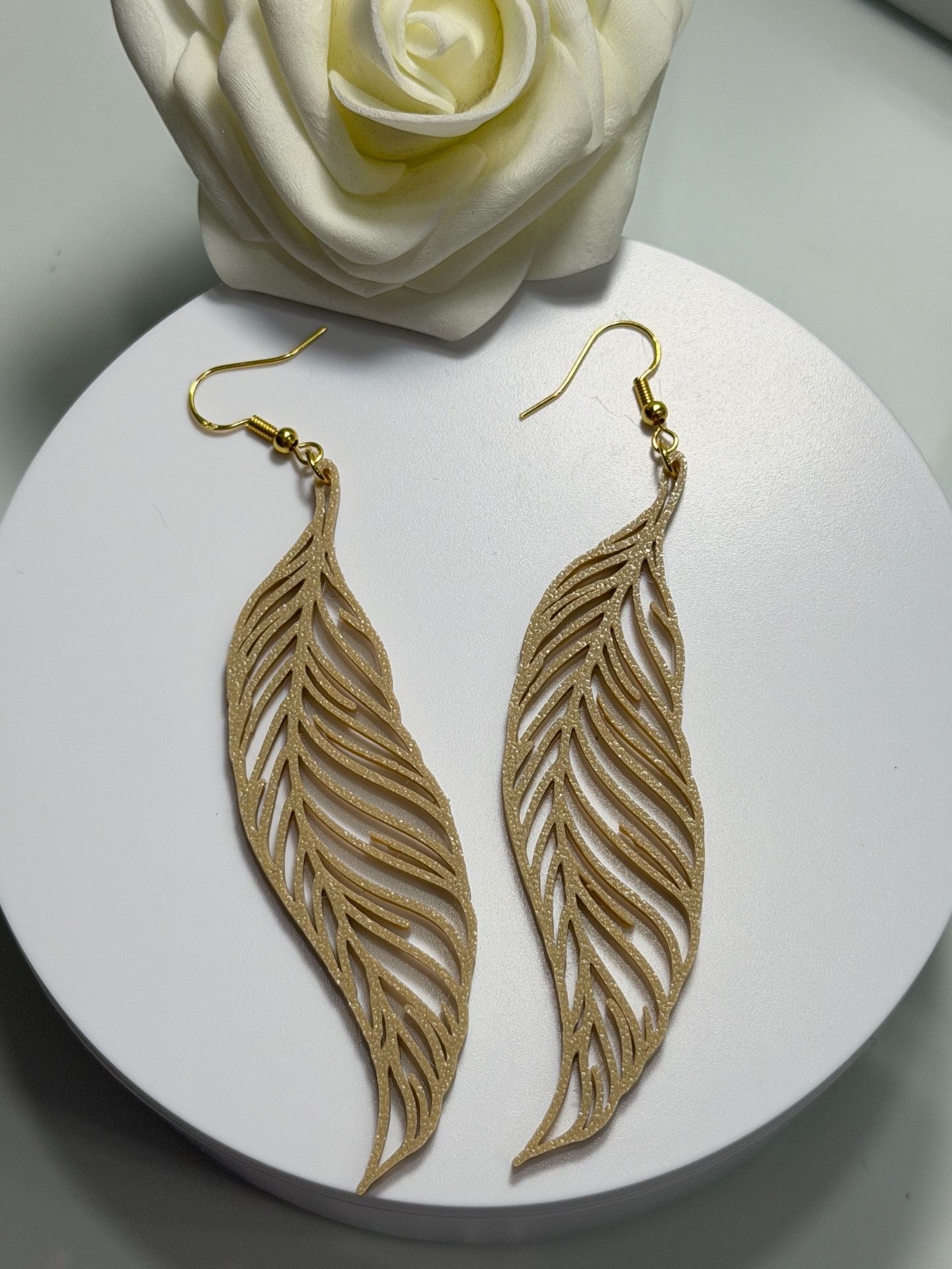 Leaf Earrings (multiple colors)