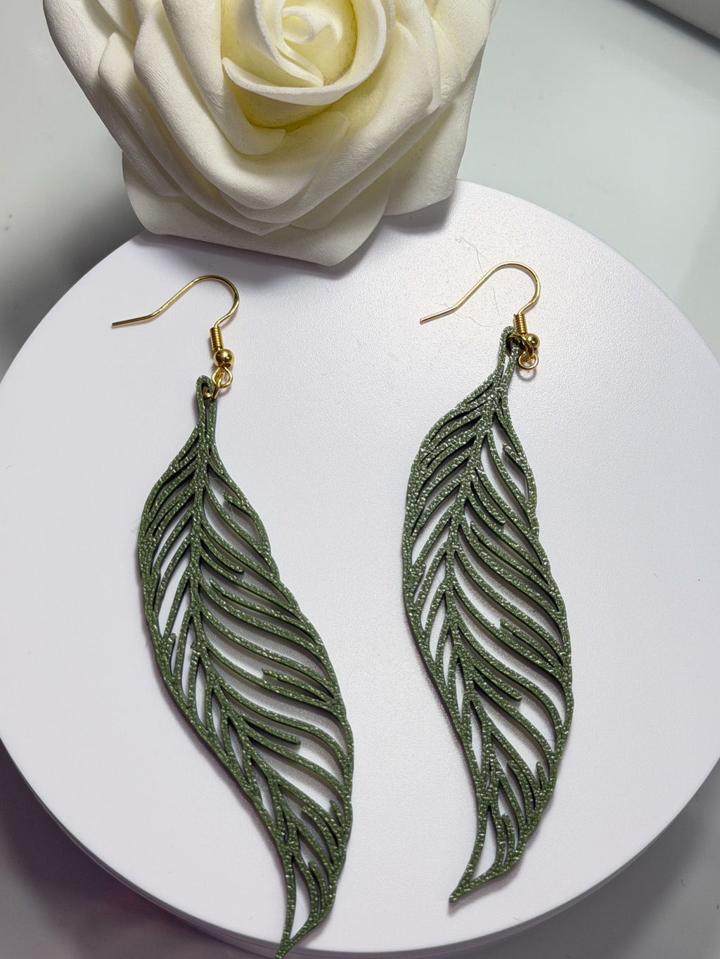 Leaf Earrings (multiple colors)