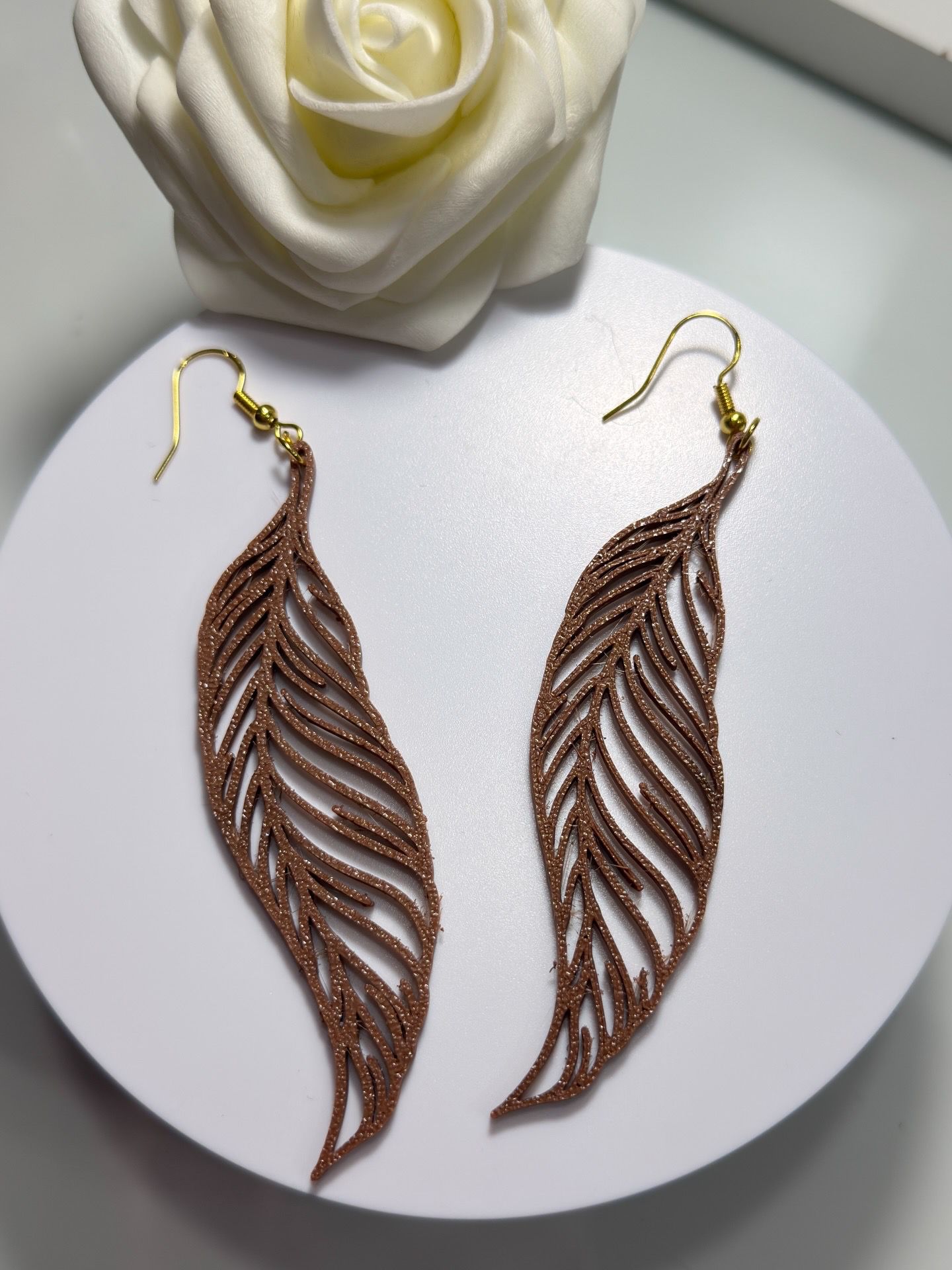 Leaf Earrings (multiple colors)