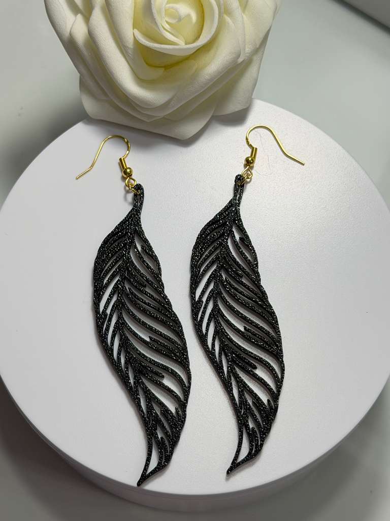 Leaf Earrings (multiple colors)
